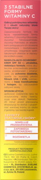 EVELINE COSMETICS Vitamin C 3xAction ,krem do twarzy, nawilżająco ochronny, SPF 50 PA++++, na dzień,lewa