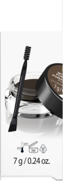 DELIA COSMETICS Eyebrow Expert ,pomada do brwi, wodoodporna, nr 3.0 Ciemny Brąz,lewa