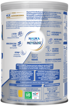NESTLÉ NAN EXPERTpro ,mleko modyfikowane specjalnego przeznaczenia medycznego, dla niemowląt od urodzenia, z tendencją do ulewań,lewa