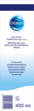 OILATUM ,emulsja do kąpieli, formuła zaawansowana, skóra bardzo sucha, podrażniona, swędząca, od 1. dnia życia,lewa