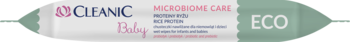 CLEANIC Baby Microbiome Care,chusteczki nawilżane dla niemowląt i dzieci, z proteinami ryżu,lewa