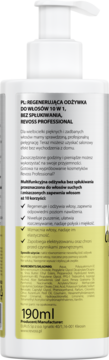 REVOSS Professional Keratin,odżywka do włosów, regenerująca,lewa