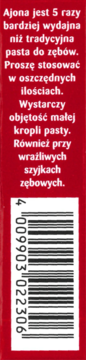 AJONA Stomaticum ,medyczny koncentrat pasty do zębów, dziąseł i języka,lewa