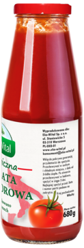 EKOWITAL ,passata pomidorowa, BIO,lewa