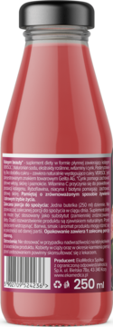 EKA MEDICA ,smoothie, kolagen beauty, Guawa i Wiśnia, suplement diety,lewa