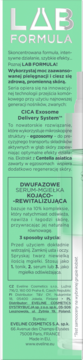 Front etykiety zielonego opakowania LAB FORMULA Serum-Mgiełka z CICA Exosome Delivery System.