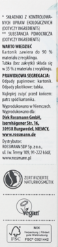 Tył opakowania kremu Alterra Sensitive Pro Age z informacjami o recyklingu, składnikach BIO i certyfikatami.