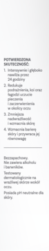 Tekst: POTWIERDZONA SKUTECZNOŚĆ kremu pod oczy Iwostin Hydro Sensitia Prebio, lista zalet i cech.