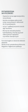 Tekst o potwierdzonej skuteczności Iwostin Capillin: regeneracja, redukcja zaczerwienień, ukojenie.