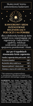 Dermika Luxury Caviar, intensywnie regenerujący krem pod oczy i na powieki. Opis z badaniami skuteczności 100%.