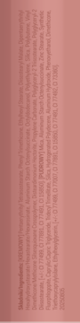 Obrócony tył opakowania Professional Duo Blush z listą składników kremowego i pudrowego różu.