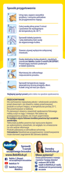 Instrukcje przygotowania i przechowywania mleka modyfikowanego Bebiko Junior 5 nutriFLOR EXPERT.