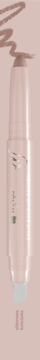 Say It Bold Lip Crayon 03 Nude Taupe, stojąca kredka do ust w odcieniu nude z widoczną próbką koloru.