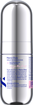 Srebrne serum bondingowe Heavy-Duty z polską etykietą. Widok z tyłu, z tekstem o odbudowie i zastosowaniu.