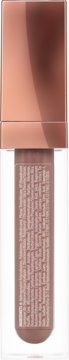 Płynny balsam do ust o efekcie high shine, w odcieniu nude, w przezroczystej butelce z błyszczącą miedzianą zakrętką.