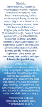 DOPPELHERZ Aktiv ,Magnez-B6 400 Ultra Fast w saszetkach, o smaku cytrusowym,lewa