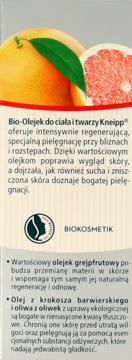 KNEIPP ,bio-olejek do ciała, 100% naturalnych olejków,lewa