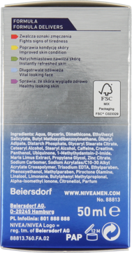 NIVEA MEN Active Energy ,energetyzujący krem do twarzy,lewa