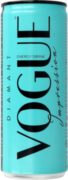 DIAMANT VOGUE ,gazowany napój energetyzujący o smaku limonki i mięty,lewa