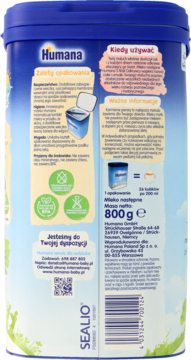 HUMANA Mali Odkrywcy ,mleko modyfikowane po 12. m-cu, 3,lewa