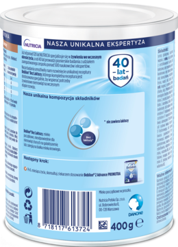 BEBILON ,mleko początkowe dla niemowląt, od urodzenia,lewa