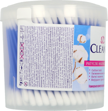 CLEANIC ,patyczki higieniczne 100% bawełna,lewa