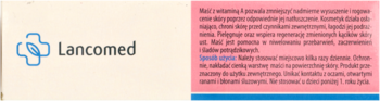 LANCOMED ,maść ochronna + Witamina A, odżywia, nawilża i chroni skórę,lewa