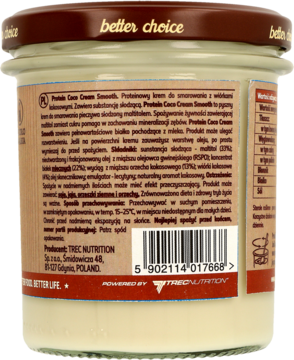 BETTER CHOICE ,proteinowy krem do smarowania z wiórkami kokosowymi,lewa