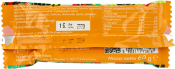 OHO IDEA NATURA ,baton bakaliowo-warzywny, Aria,lewa