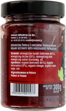 RUNOLAND ,ćwikła z chrzanem,lewa