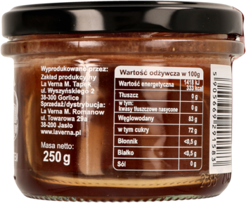 LA VERNA ,miód wielokwiatowy z granatem,lewa