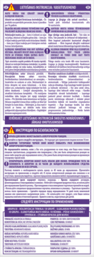 Fioletowo-biała ulotka instrukcji do koloryzacji włosów L'Oréal Excellence Cool Creme, pełny widok z tekstem.