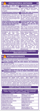 Ulotka instrukcji koloryzacji włosów z potrójną pielęgnacją, fioletową technologią, neutralizującą miedź.
