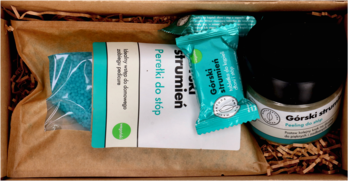 MANUFAKTURA PIĘKNA ,zestaw do pielęgnacji stóp,lewa