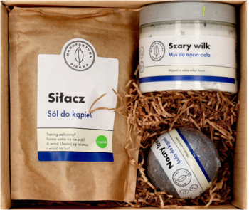 MANUFAKTURA PIĘKNA ,zestaw do mycia i kąpieli,lewa