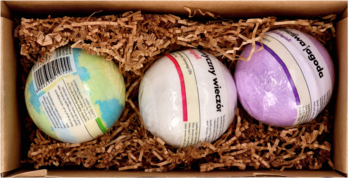 MANUFAKTURA PIĘKNA ,zestaw kul do kąpieli,lewa