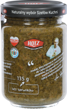 HOTZ ,pesto zielone, z bazylii,lewa