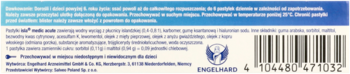 Tył opakowania Engelhard z ziołową płucnicą islandzką, opis leku na gardło i kod kreskowy 404480471032.