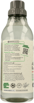 Tył butelki uniwersalnego środka czyszczącego Lemon Rose 99,9% naturalnych składników, info o recyklingu.