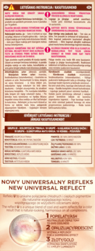 Excellence Creme Universal Nudes hair dye info panel, detailing "New Universal Reflect" and its tones.