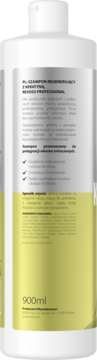REVOSS Professional Keratin,szampon do włosów, odbudowujący,lewa