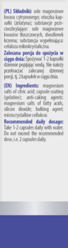 STARPHARMA MAGNEZ STRONG ,kapsułki, Cytrynian magnezu, suplement diety,lewa