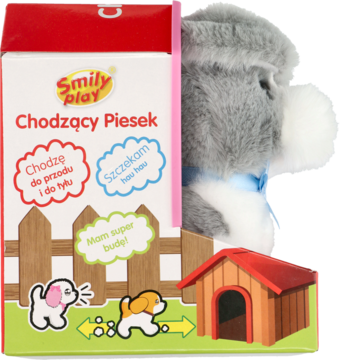 SMILY PLAY ,piesek sznaucer szczeka i chodzi,lewa