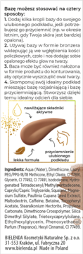 Bielenda brązująca baza do twarzy, kremowa formuła do konturowania i przyciemniania podkładu.