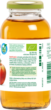 HIPP BIO od pokoleń 100% sok,sok, Słodkie Jabłka, po 4. m-cu,lewa