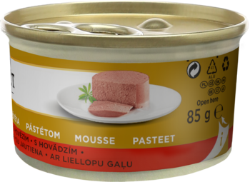 PURINA GOURMET Gold ,karma mokra dla kota z wołowiną,lewa