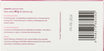 LINEA ,herbata wspomagająca odchudzanie,prawa