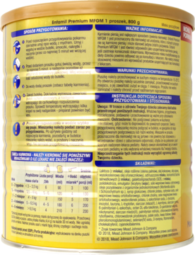 ENFAMIL ,mleko początkowe, od urodzenia,prawa