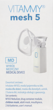 VITAMMY Mesh 5 ,inhalator siateczkowy,prawa