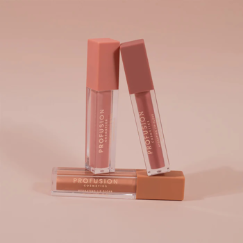 PROFUSION COSMETICS Lip Trio ,błyszczyki do ust, Nudes,prawa